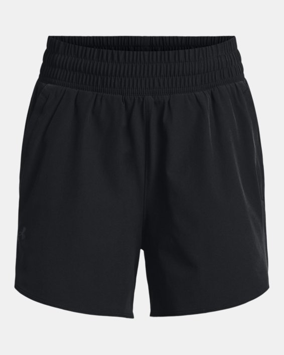 UA Flex Gewebeshorts (13 cm) für Damen, Black, pdpMainDesktop image number 5